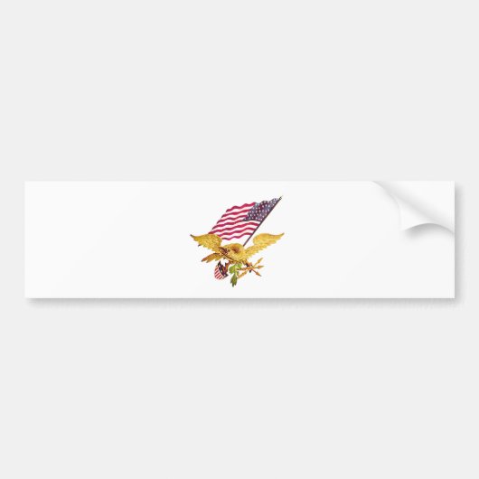 真の愛国者は憲法を守る バンパーステッカー (正面)