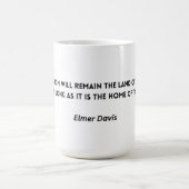 真の愛国者 コーヒーマグカップ (中央)