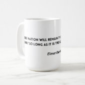 真の愛国者 コーヒーマグカップ (正面左)