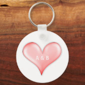 真の愛 |お客様のイニシャル キーホルダー (正面)