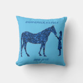 「真の愛」の装飾用クッションと名パーソナライズされた前。 クッション (正面)