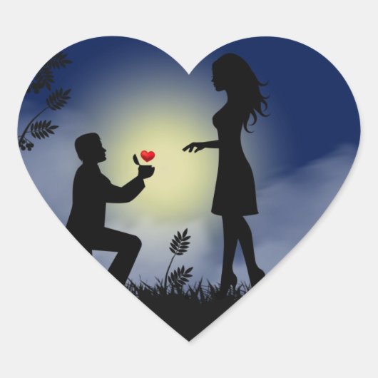 真の愛 ハートシール (正面)