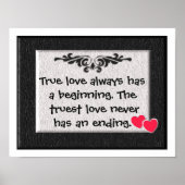 真の愛 ポスター (正面)