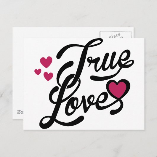 真の愛 ポストカード (正面/裏面)
