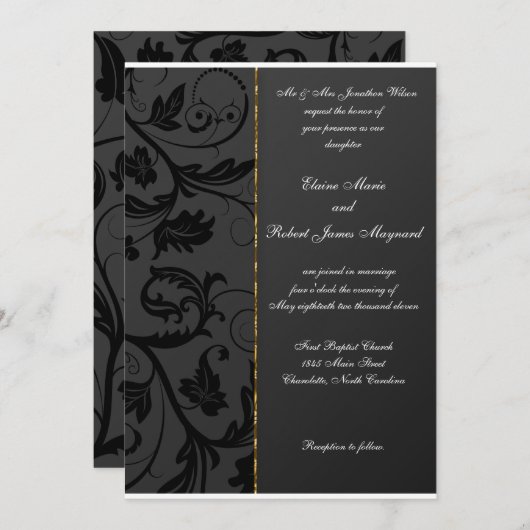 真の愛 招待状 (正面/裏面)