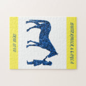 "真の愛"馬のパズルの名前パーソナライズされた。 ジグソーパズル (横)