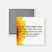 真の指導者のシンボルや象徴 マグネット (正面/裏面)