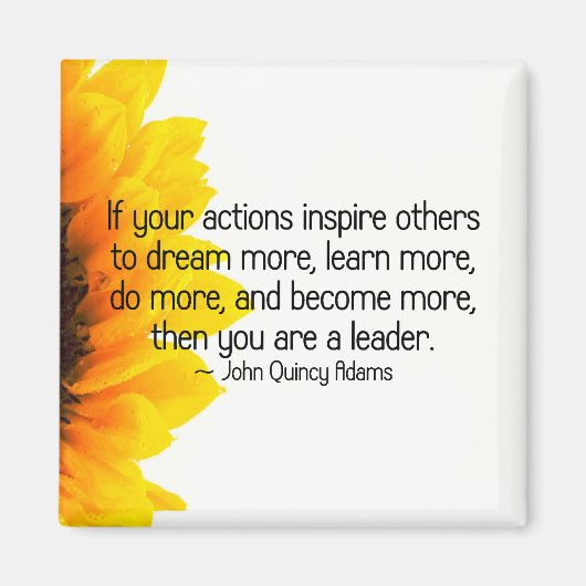 真の指導者のシンボルや象徴 マグネット (正面)