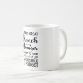 真の支局素晴らし長は見つける懸命 コーヒーマグカップ (正面右)