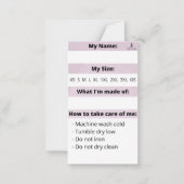 真の日曜日 – 製品ID ノートカード (正面)