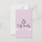 真の日曜日 – 製品ID ノートカード (裏面)