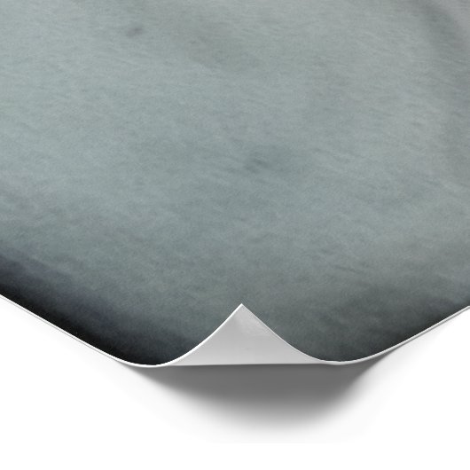 真の暗闇の悪 | AIアートポスター ポスター (角)