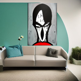 真の暗闇の悪 | AIアートポスター ポスター