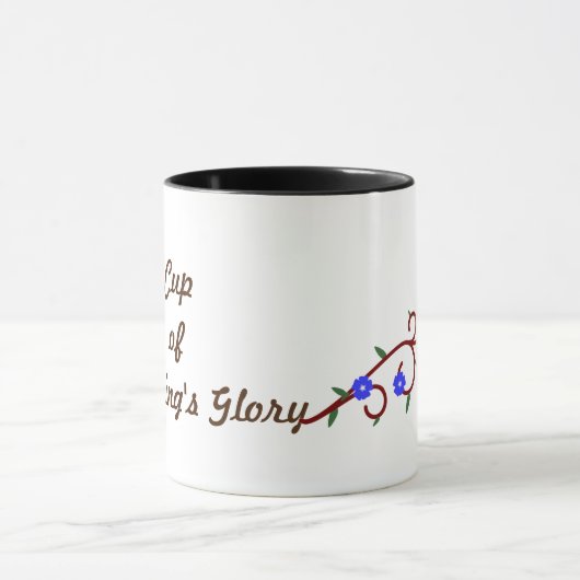 真の朝顔 マグカップ (中央)