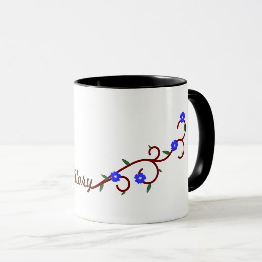 真の朝顔 マグカップ (正面右)