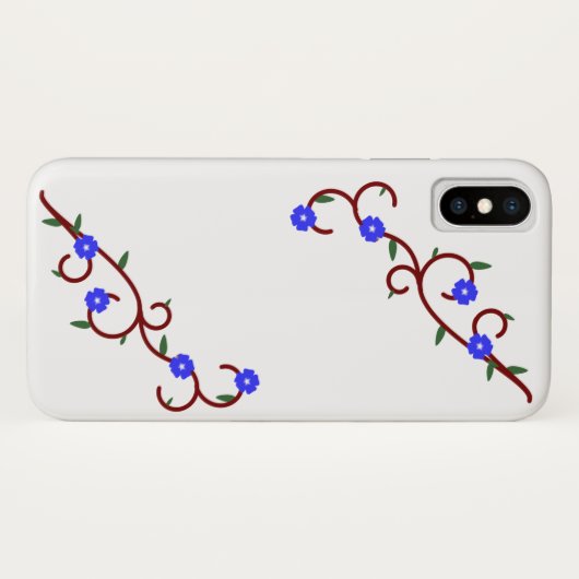 真の朝顔 Case-Mate iPhoneケース (裏面(横))