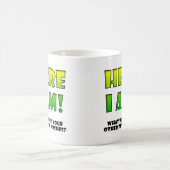 真の来おもしろマグカップまたはタンブラーを望む コーヒーマグカップ (中央)