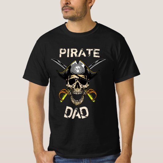真の海賊パパTシャツ Tシャツ (正面)