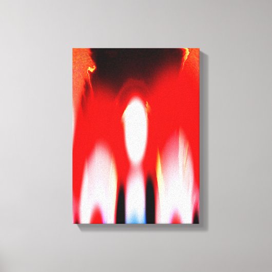 真の炎アート キャンバスプリント (正面)
