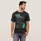 真の物語イースタークリスチャン空の墓イエスはリ Tシャツ (正面フル)