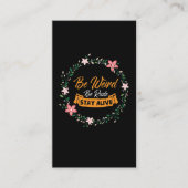 真の犯罪ポッドキャストが無作風変わり法で生き続ける 名刺 (正面)