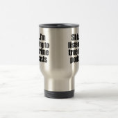 真の犯罪ポッドキャストファンユーモア トラベルマグ (中央)