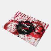 真の犯罪女王パーソナライズされた ドアマット (アングル)