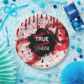 真の犯罪女王パーソナライズされた ペーパープレート (パーティー)