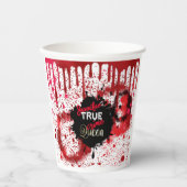 真の犯罪女王パーソナライズされた 紙コップ (正面)
