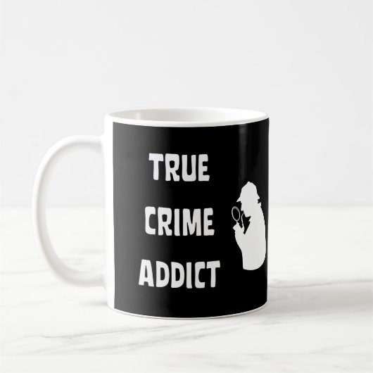 真の犯罪常習者 コーヒーマグカップ (左)