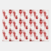 真の犯罪恐怖パターン ラッピングペーパーシート (正面)