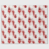 真の犯罪恐怖パターン ラッピングペーパー (フラット)