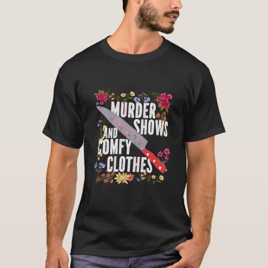 真の犯罪番組のショーと快適 Tシャツ (正面)