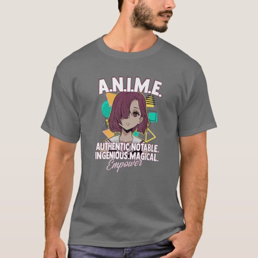 真の独創的な魔法の力 – Ani Tシャツ (正面)