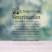 真の獣医素晴らし人 アクリルサイン (ニュートラル)