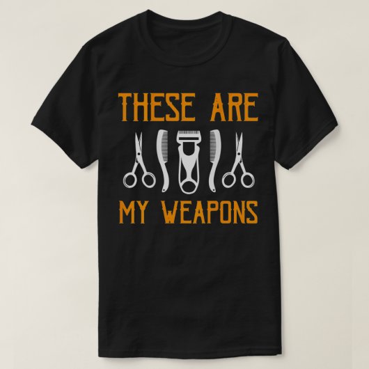 真の理容師兵器 Tシャツ (デザイン正面)