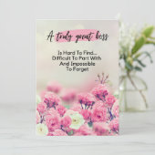 真の素晴らしボスは感謝の懸命 招待状 (スタンド正面)