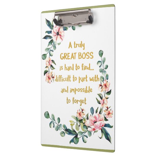真の素晴らしボス感謝ギフトボス感謝してい クリップボード (左)