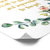 真の素晴らしボス感謝ギフトボス感謝してい ポスター (角)