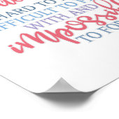 真の素晴らし先生おもしろいことわざ ポスター (角)