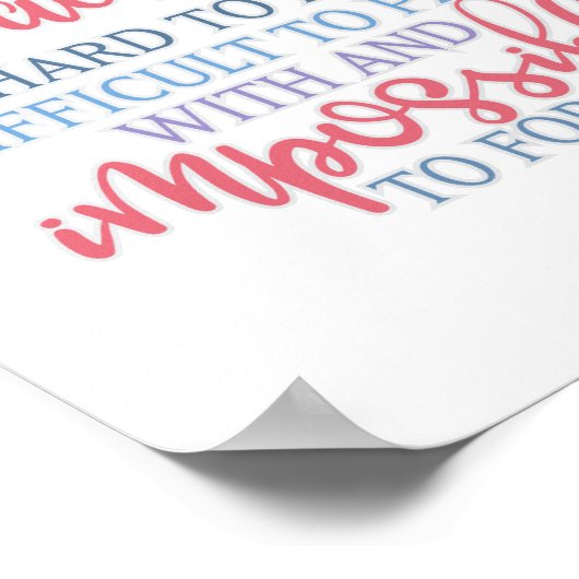 真の素晴らし先生おもしろいことわざ ポスター (角)