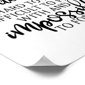 真の素晴らし先生は見つける懸命 ポスター (角)