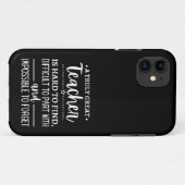真の素晴らし先生 Case-Mate iPhoneケース (裏面(横))