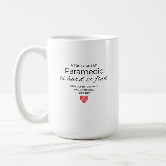 真の素晴らし救急医療隊員は~する懸命だ素晴らし コーヒーマグカップ (左)