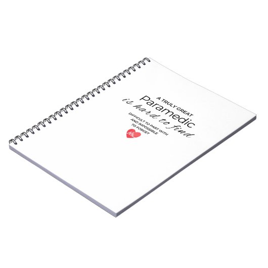 真の素晴らし救急医療隊員は~する懸命だ素晴らし ノートブック (左側)