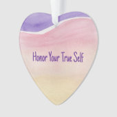 真の自己アクリルオーナメントを守る オーナメント (正面)