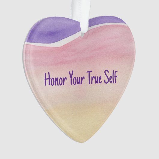 真の自己アクリルオーナメントを守る オーナメント (正面)