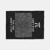 真の自閉症の色の自閉症認識度リボンスペシ フリースブランケット (正面(横))