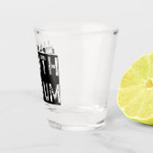 真の血パーソナライズされた清 ショットグラス (右)