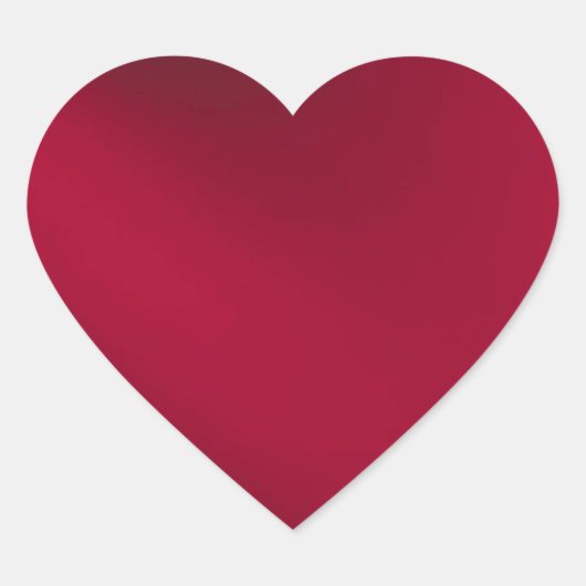 真の赤いハートシールとシール ハートシール (正面)